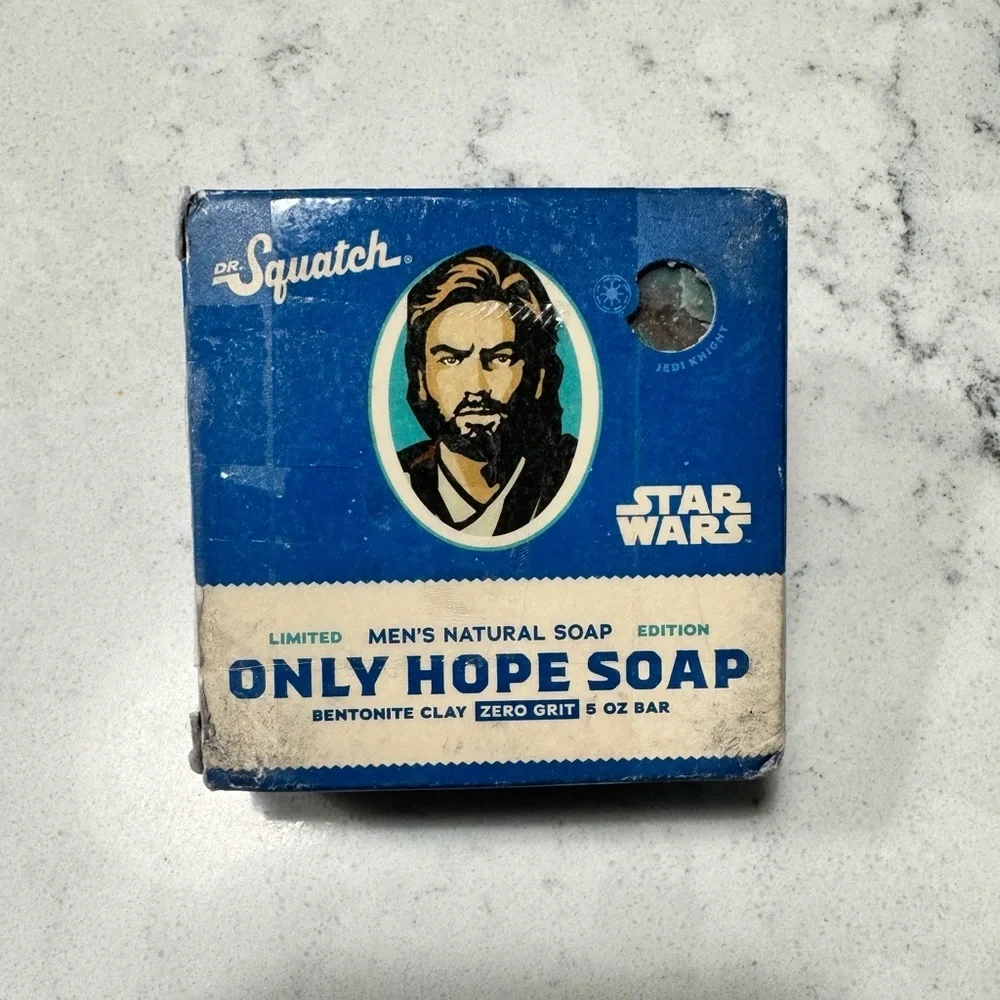 Dr‎ Squatch Limited Edition Only Hope Soap Star Wars Obi-Wan Kenobi Natural Soap